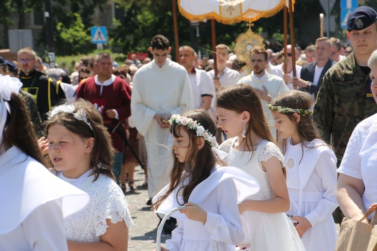 Płock. Procesja Bożego Ciała