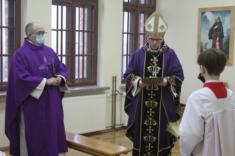 Ciechanów. Poświęcenie krzyża morowego