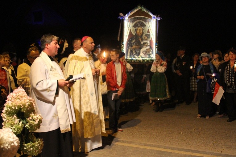 Wigilia koronacji obrazu w Popowie
