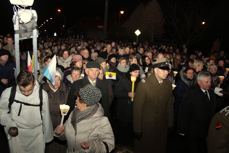 Modlin. Nawiedzenie w parafii św. Maksymiliana Kolbego
