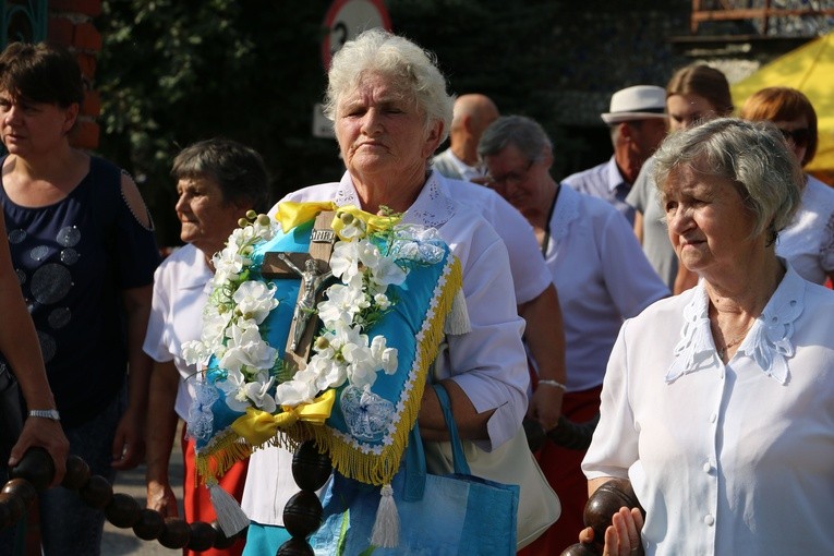 Pielgrzymi w Skępem