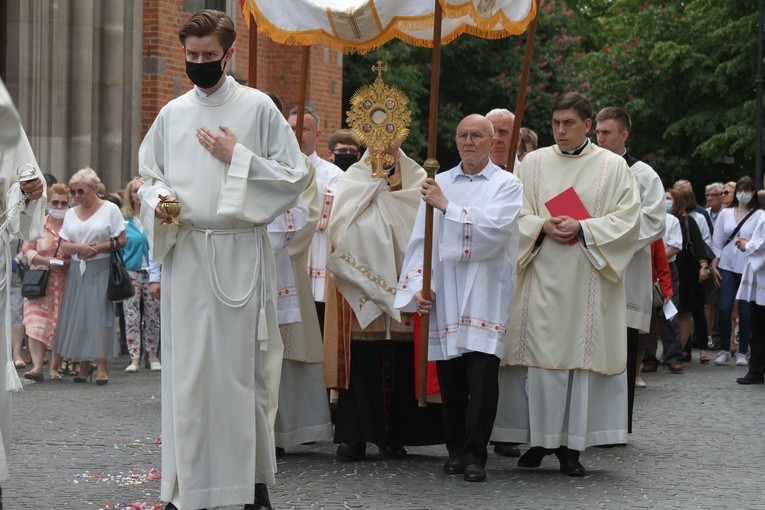 Płock. Boże Ciało w katedrze