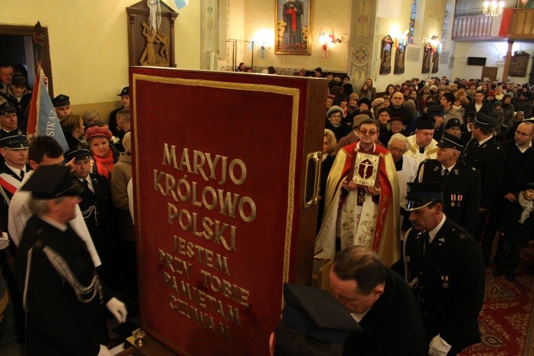 Orszymowo. Nawiedzenie w parafii św. Floriana