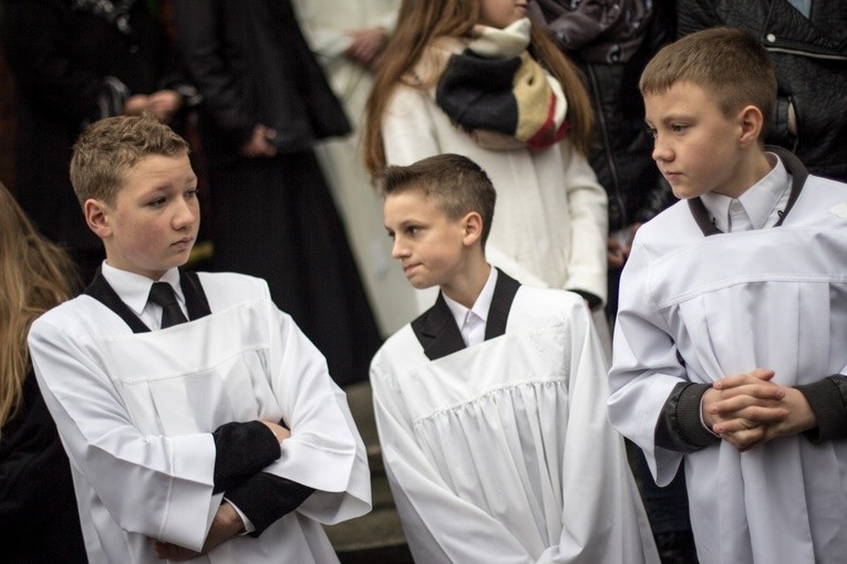 Symbole ŚDM w szkole katolickiej