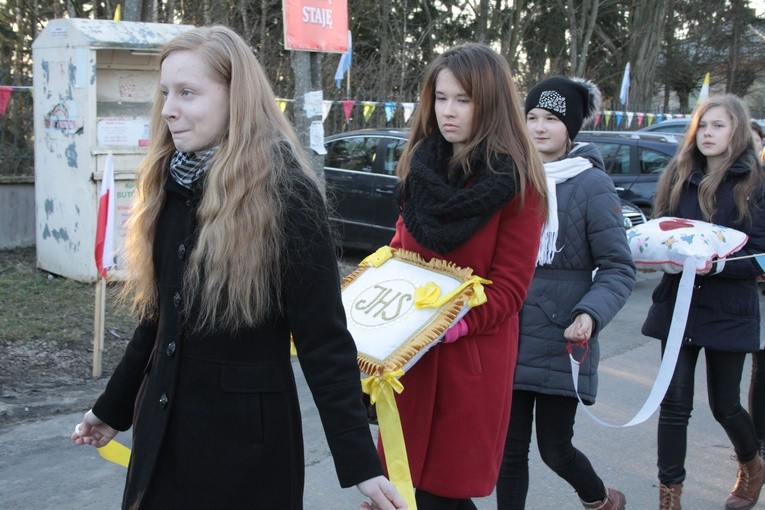 Orszymowo. Nawiedzenie w parafii św. Floriana