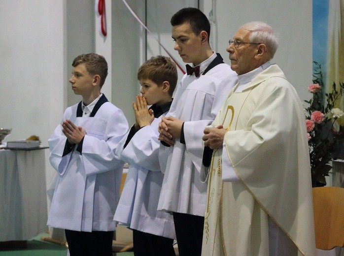 Poświęcenie budynków w ZS Katolickich w Malborku