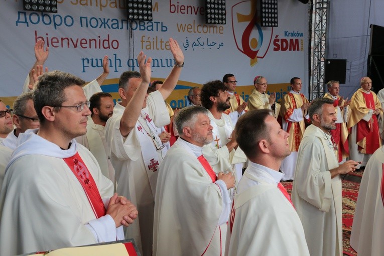 ŚDM w Płocku. Msza św., 2