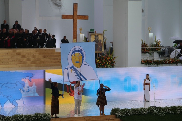 Powitanie papieża Franciszka