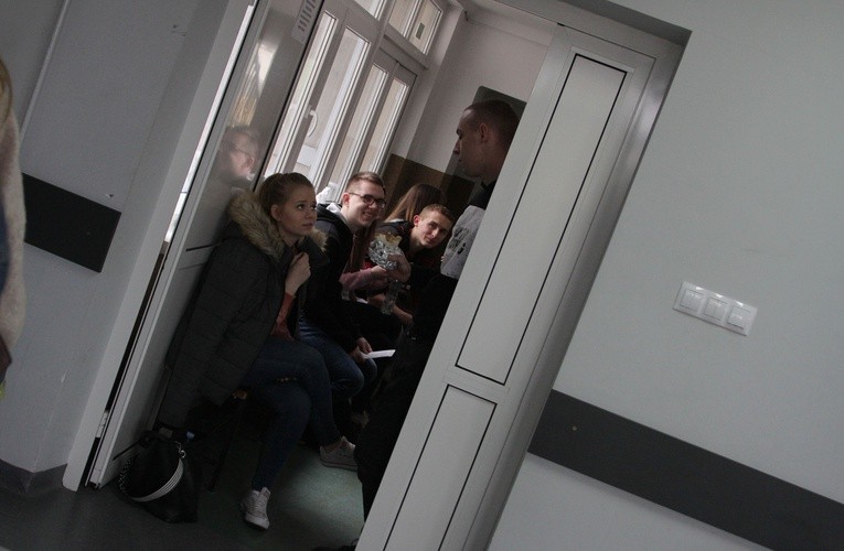 Przasnysz. Pobór krwi w ZSP