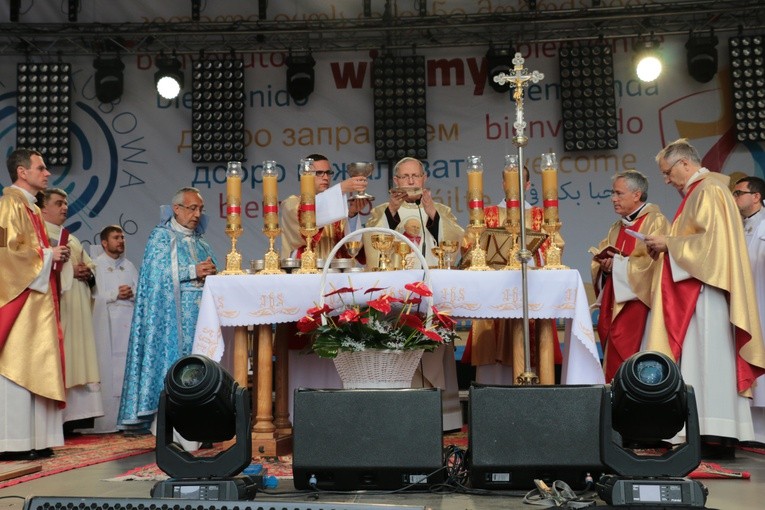 ŚDM w Płocku. Msza św., 2
