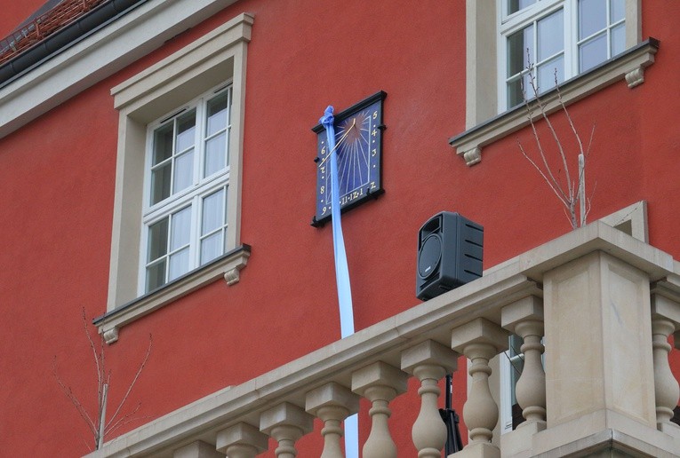 Odsłonięcie repliki zegara