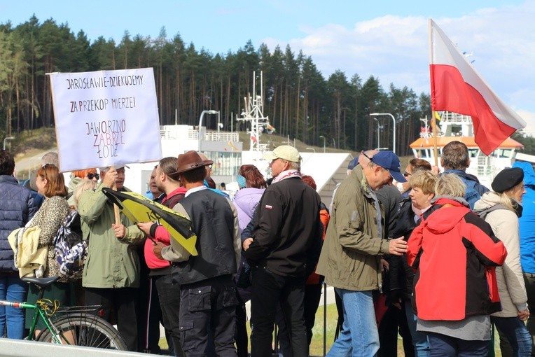 Otwarcie kanału przez Mierzeję Wiślaną