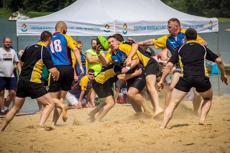 Rugby plażowe w Olsztynie