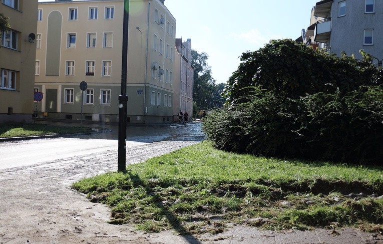 Elbląg po powodzi 