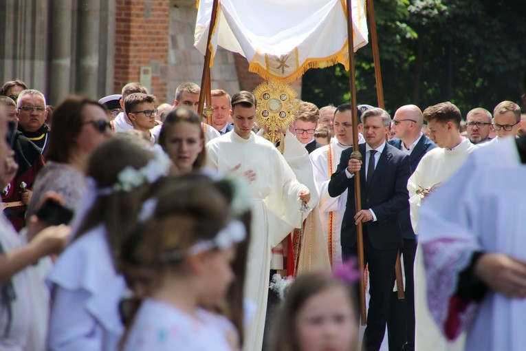 Płock. Procesja Bożego Ciała
