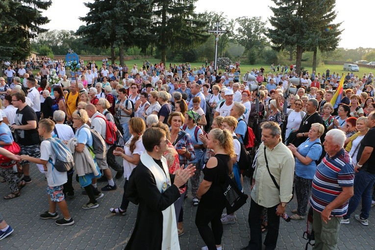 Pielgrzymi w Skępem