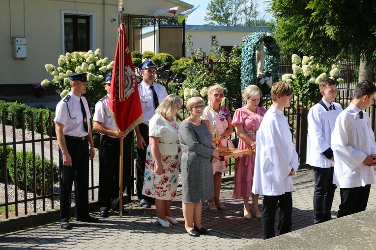 Szyszki. Wprowadzenie relikwii św. Bartłomieja Apostoła