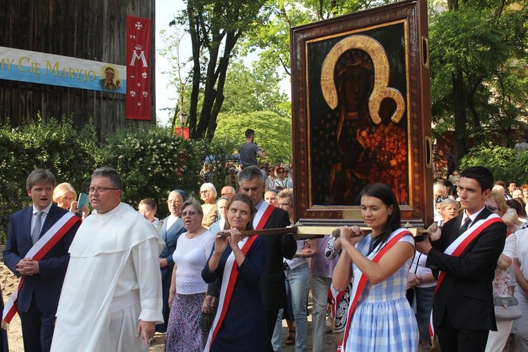 Płock. Nawiedzenie w parafii św. Maksymiliana Kolbego. 1