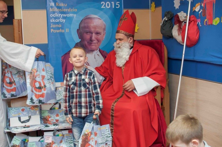Święty Mikołaj w przedszkolu bł. Franciszki