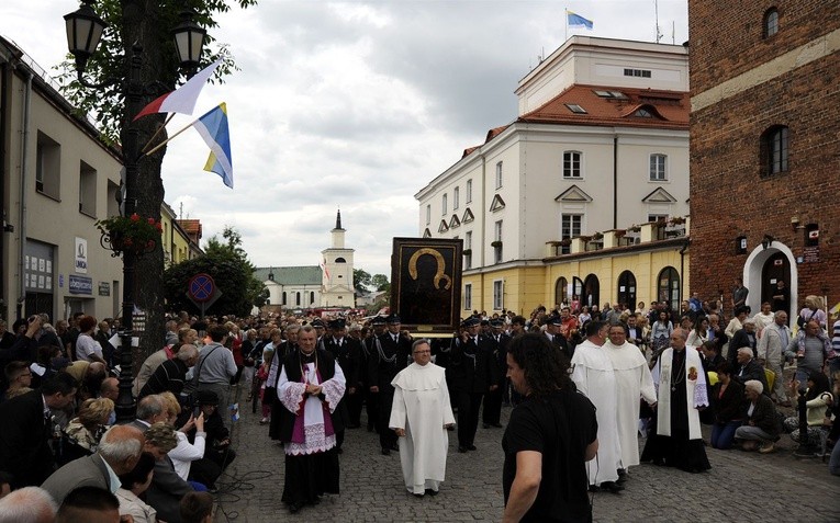 Pułtusk. Powitanie obrazu Matki Bożej Częstochowskiej. 2