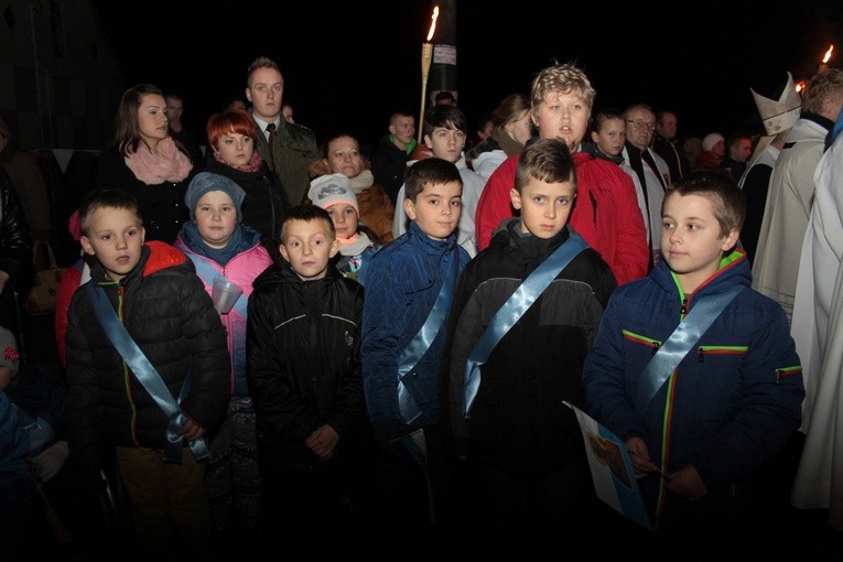 Strzegocin. Nawiedzenie w parafii Matki Bożej Szkaplerznej