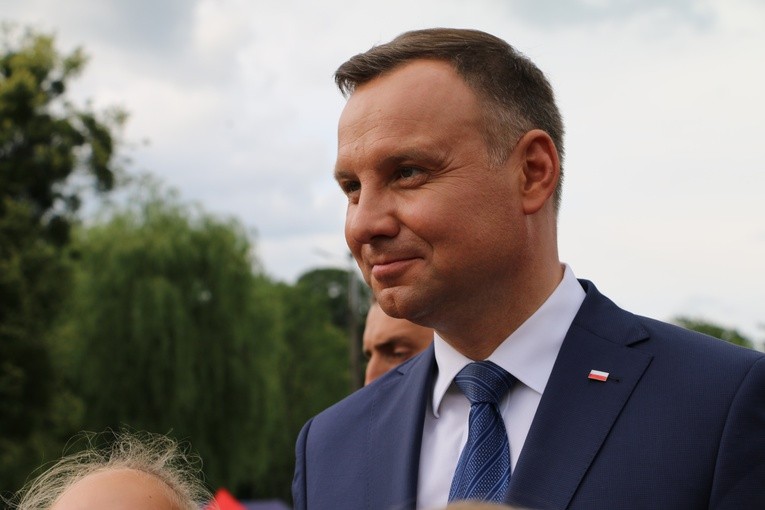 Prezydent RP Andrzej Duda w Makowie Mazowieckim