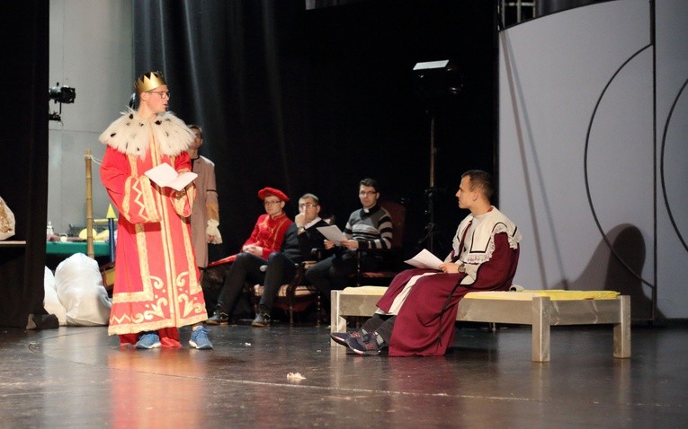 Przedstawienie mikołajkowe - próba