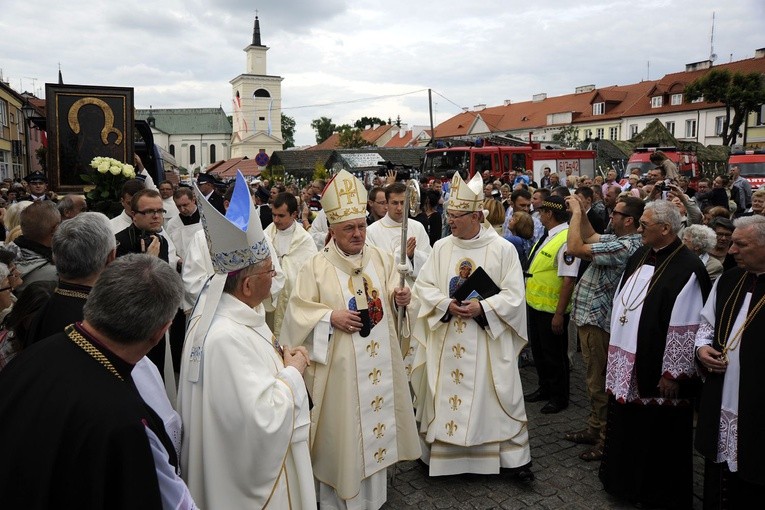 Pułtusk. Powitanie obrazu Matki Bożej Częstochowskiej. 2