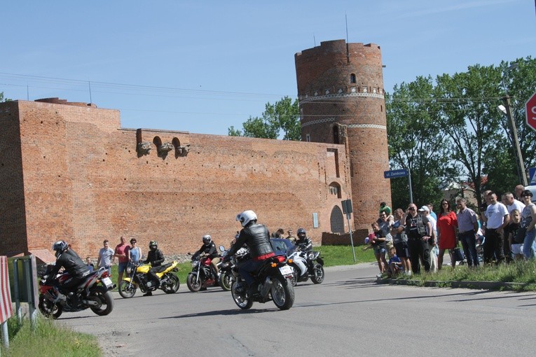 Motocykliści w Ciechanowie
