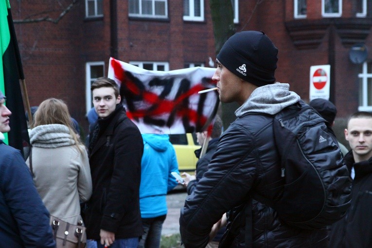 Protestujący sparaliżowali centrum Gliwic