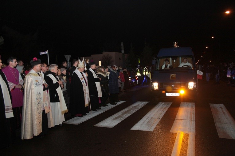 Modlin. Nawiedzenie w parafii św. Maksymiliana Kolbego