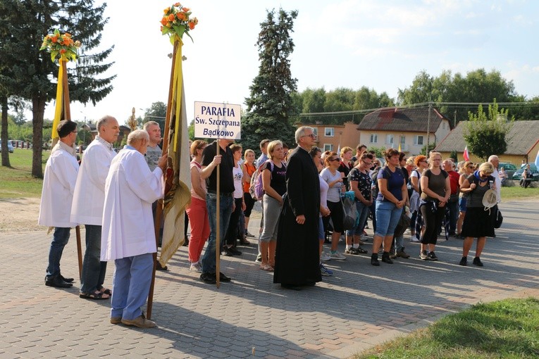 Pielgrzymi w Skępem