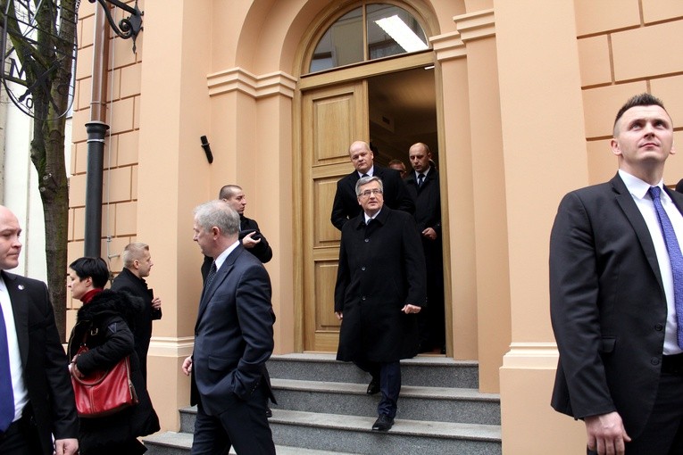 Prezydent Komorowski w Płocku