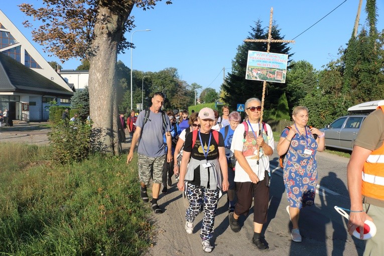 Wyjście IX Żuławskiej Pielgrzymki Pieszej