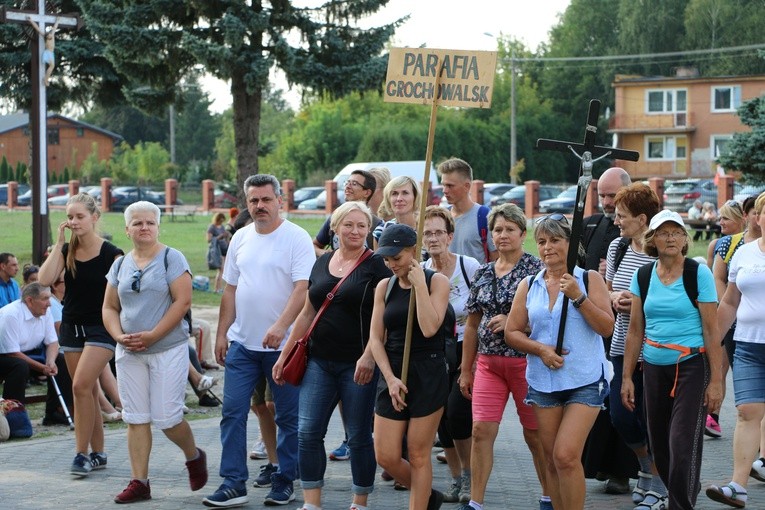 Pielgrzymi w Skępem