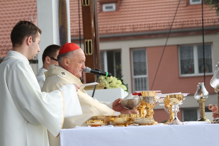 Pułtusk. Msza św. na rozpoczęcie nawiedzenia. Cz. 1