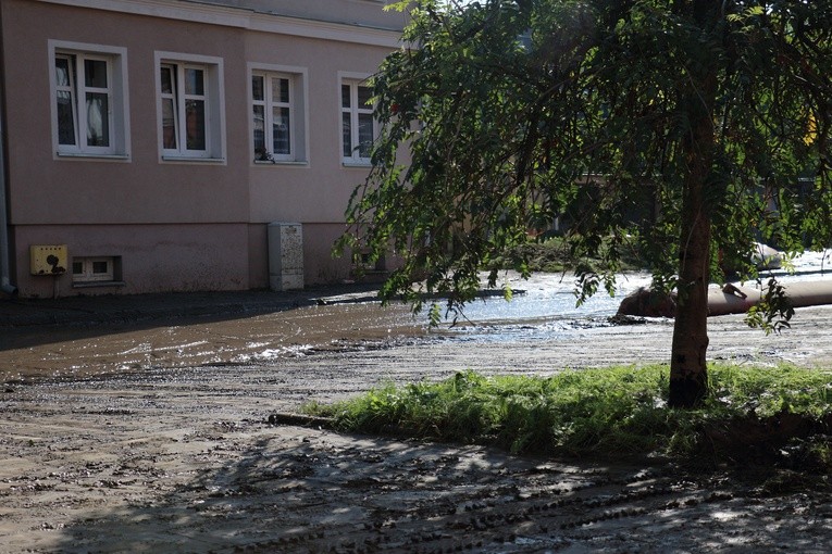 Elbląg po powodzi 