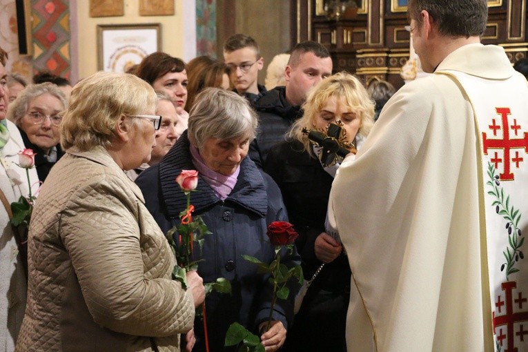 Niedzbórz. Wprowadzenie relikwii św. Rity