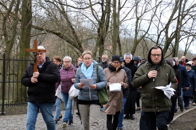Płock. Droga Krzyżowa na Tumach