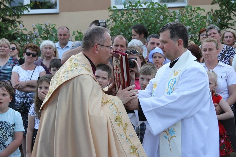 Korzeń - Łąck. Nawiedzenie w parafii św. Walentego