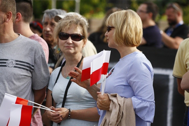 Prezydent Andrzej Duda na Placu Krakowskim