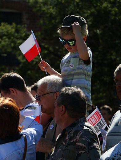 Sztum - spotkanie z prezydentem Andrzejem Dudą 
