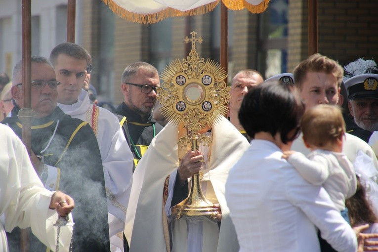 Płock. Procesja Bożego Ciała
