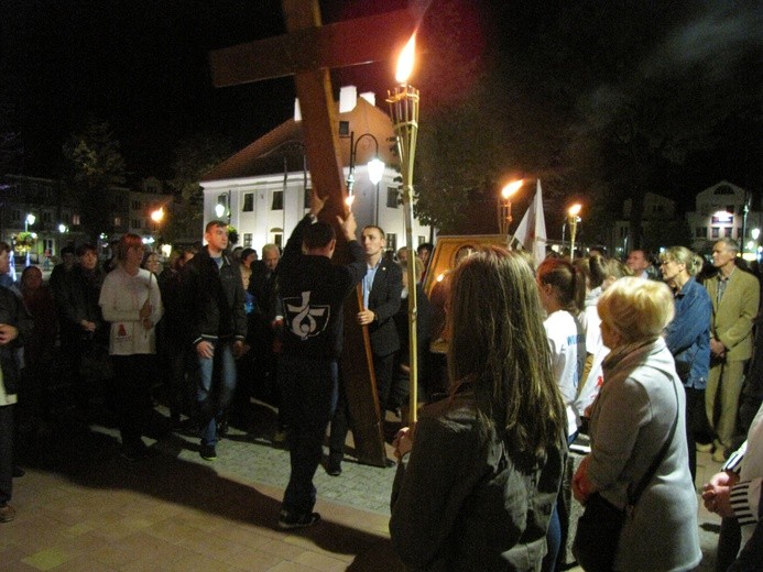 Znaki ŚDM w Przasnyszu