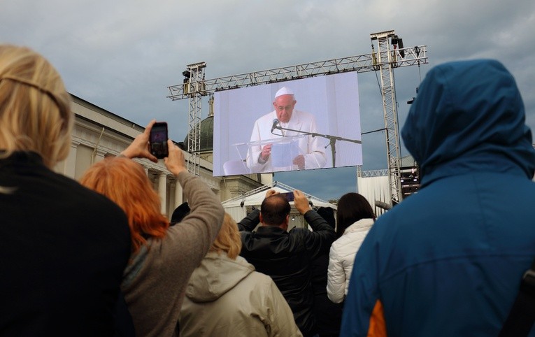 Młodzież z diecezji elbląskiej w Wilnie 