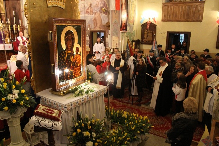 Orszymowo. Nawiedzenie w parafii św. Floriana