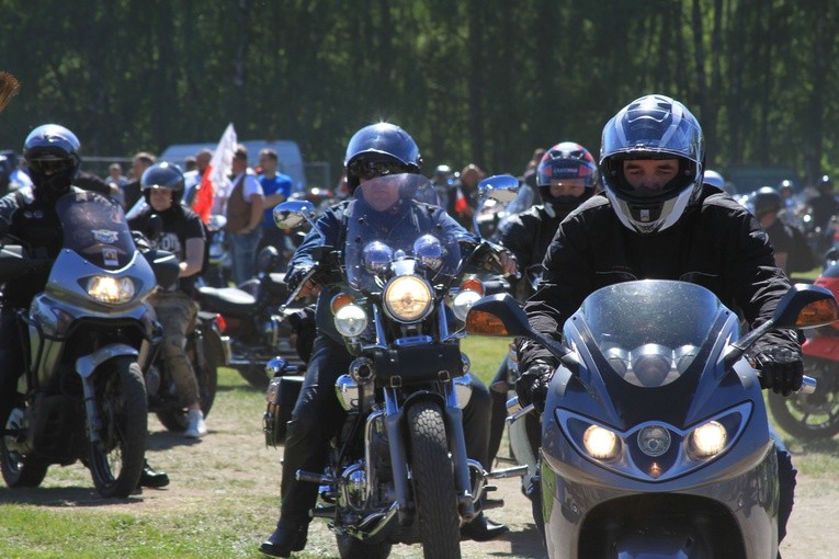Motocykliści w Ciechanowie