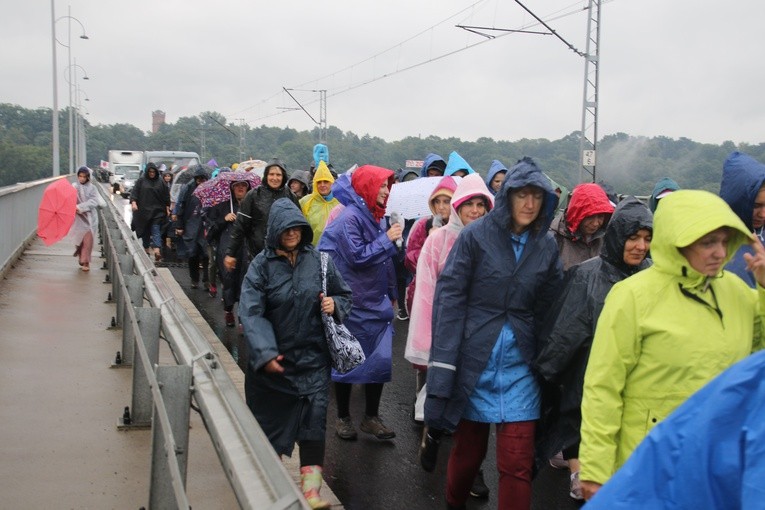 Pielgrzymka na Jasną Górę. Wyjście z Płocka cz.1