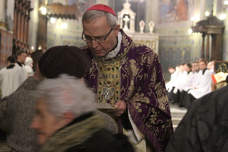 Liturgii Środy Popielowej przewodniczył bp Piotr Libera.