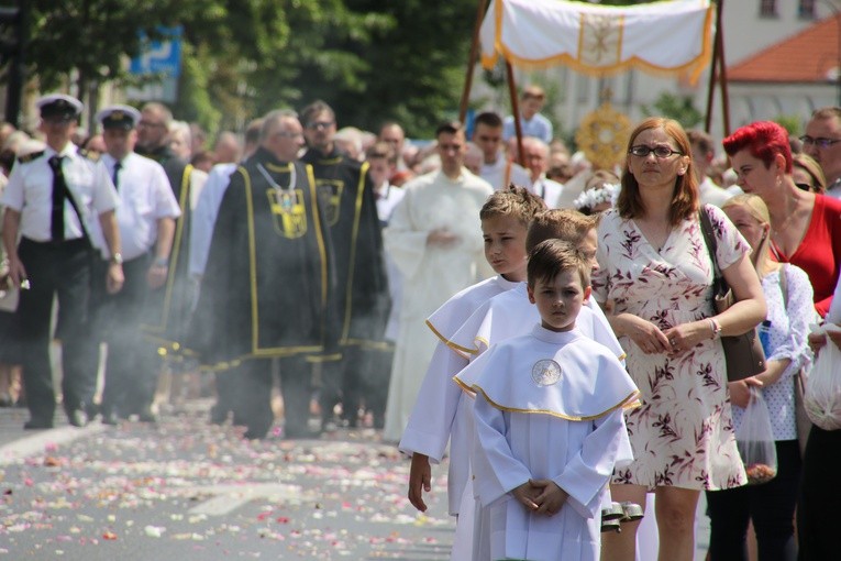 Płock. Procesja Bożego Ciała